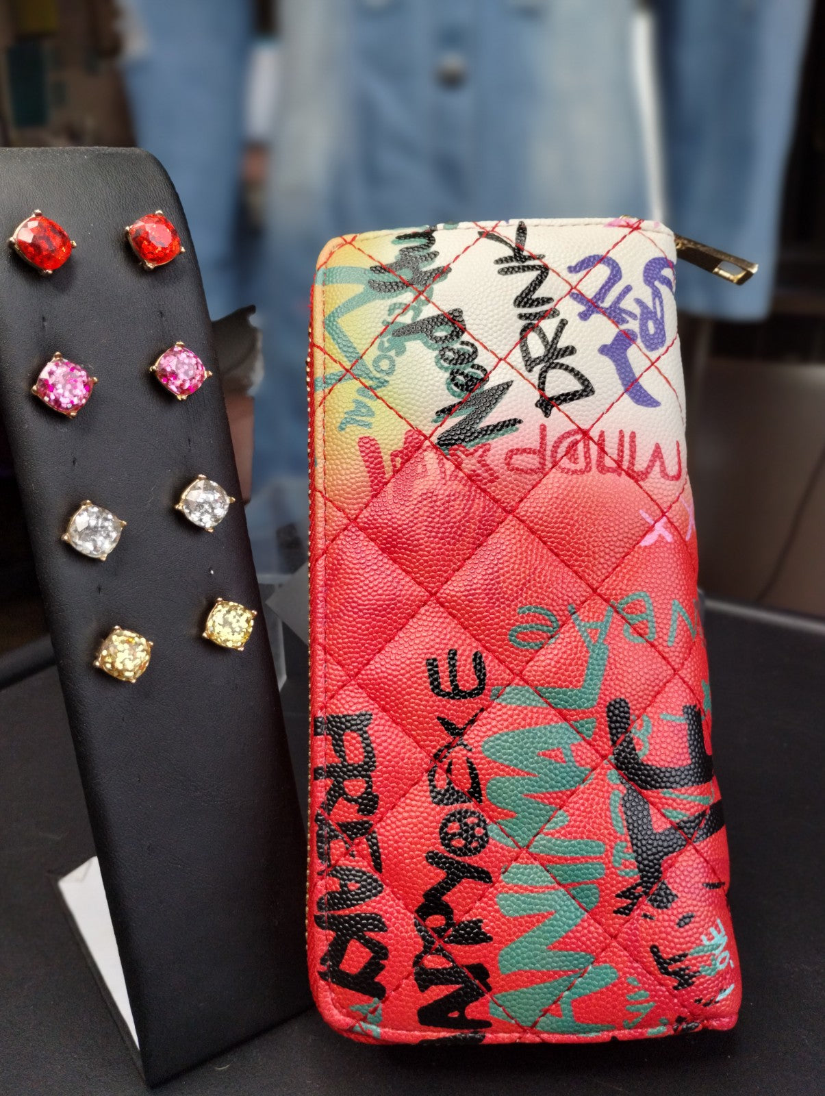 Graffiti Wristlet Wallet