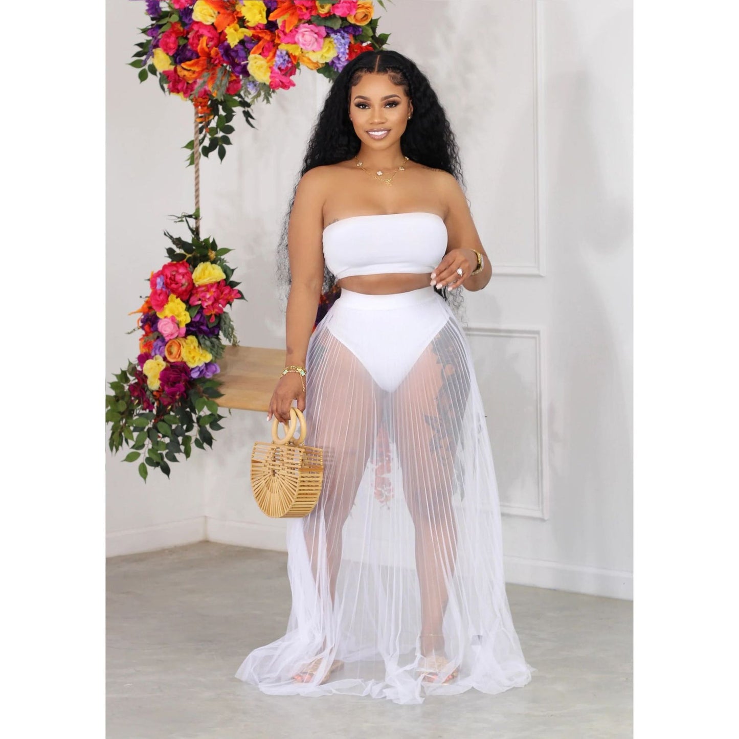 Two Piece Beach Party Swimwear