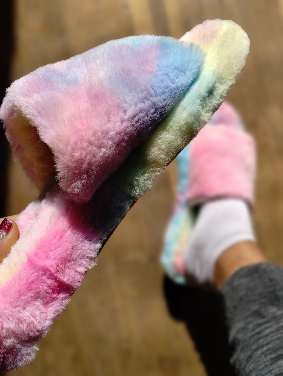 Fuzzy Slippers CLEARANCE