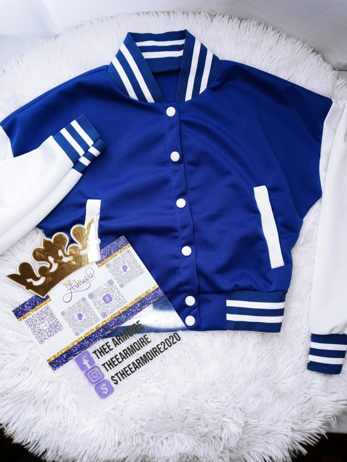 Crop Varsity Jacket