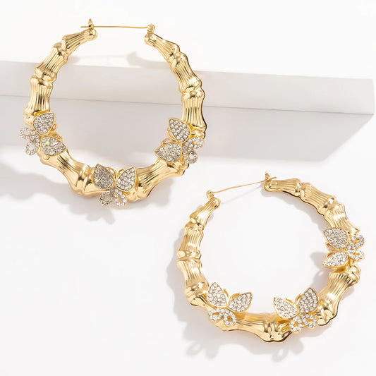 Butterfly Bamboo Hoops